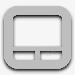 输入触摸板nouve侏儒灰色图标png_新图网 https://ixintu.com input touchpad 触摸板 输入