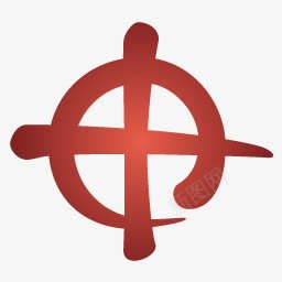 红色的目标图标图标