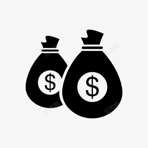 美元钱袋子图标png_新图网 https://ixintu.com money 钱袋