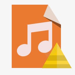 文件类型音频金字塔flaticons图标图标