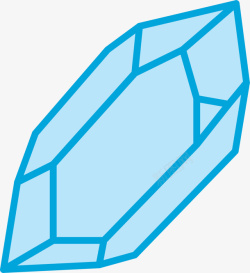 晶体物质晶体玻璃块矢量图高清图片