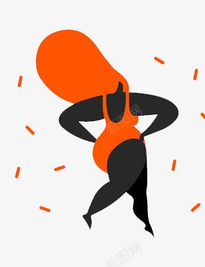 运动的胖女人png免抠素材_新图网 https://ixintu.com 女人 插图 插画设计 活动胖女人插图 胖女人 运动插图