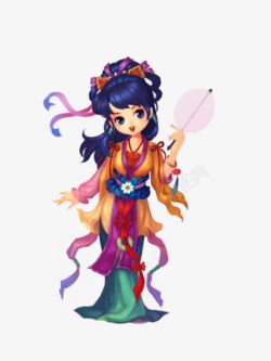 古时美女手绘美女高清图片
