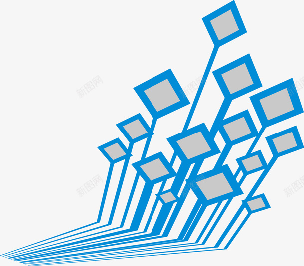 科技蓝色动感方格抽象图案矢量图ai免抠素材_新图网 https://ixintu.com 动感方格 抽象图案 科技蓝色 科技蓝色动感方格抽象图案 矢量图