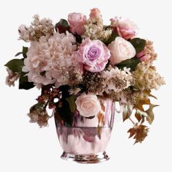 粉色简约花瓶装饰图案素材