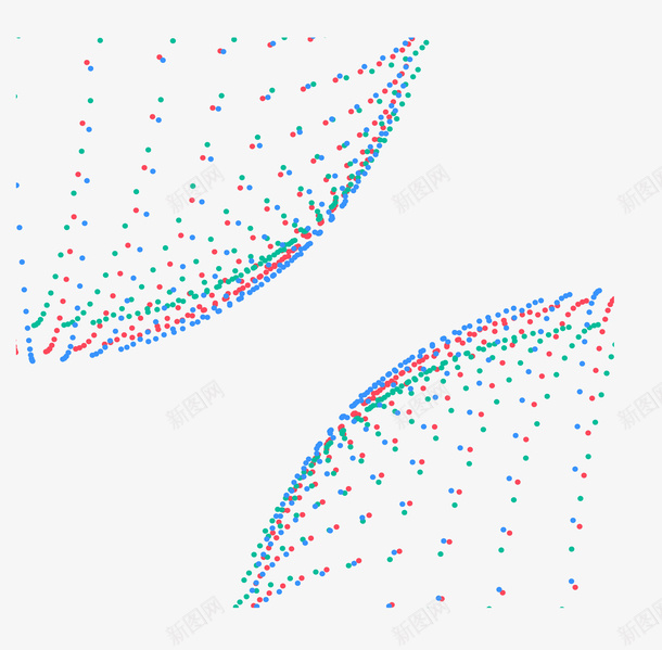 彩色波点抽象图矢量图eps免抠素材_新图网 https://ixintu.com 彩色波点 抽象波点图 波点 矢量素材 科技波点 矢量图