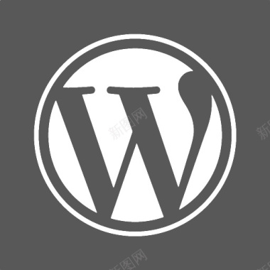 WordPress简单的社会媒体图标图标
