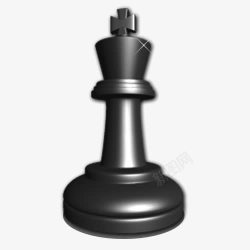 象棋子手绘立体国际象棋高清图片