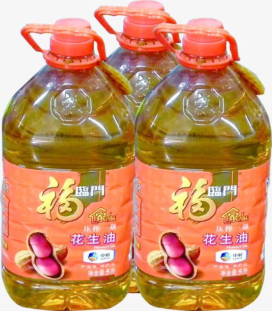 福临门花生油包装png免抠素材_新图网 https://ixintu.com 临门 包装 花生油