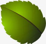 绿色质感扁平风格树叶png免抠素材_新图网 https://ixintu.com 扁平 树叶 绿色 质感 风格