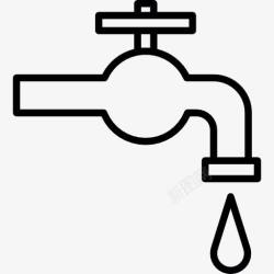 水供应水管工挖掘图标高清图片