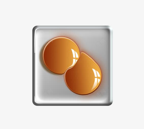 盘子鸡蛋图标png_新图网 https://ixintu.com 个性图标 创意图标 创意按钮 创意鸡蛋 图标 时尚图标 白色 黄色