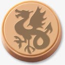 令牌龙Samurai第二卷图标png_新图网 https://ixintu.com dragon token 令牌 龙