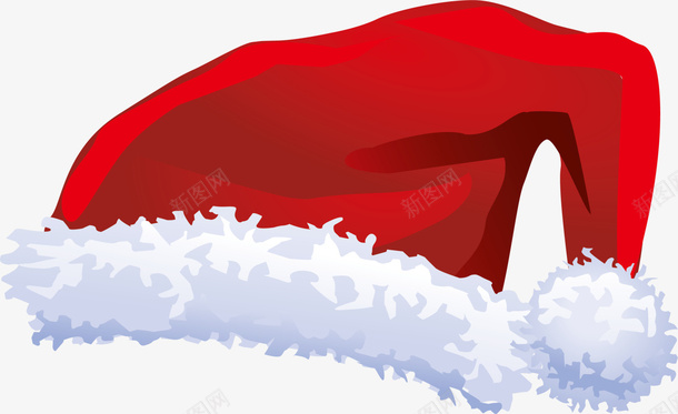冬季红色毛绒圣诞帽png免抠素材_新图网 https://ixintu.com Christmas Merry 冬季帽子 圣诞快乐 圣诞节 毛绒圣诞帽