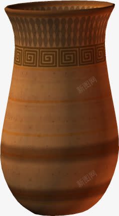 埃及风格陶罐素材