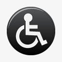 残疾人通道标识图标png_新图网 https://ixintu.com 标识 残疾人