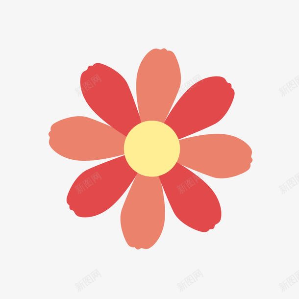 太阳花png免抠素材_新图网 https://ixintu.com 太阳花 小清新 扁平 简约 花 装饰