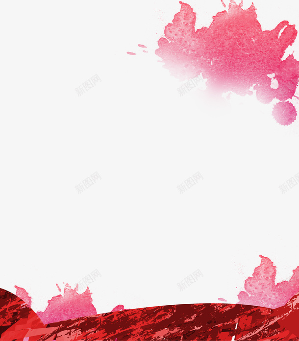 红色涂鸦透明背景装饰psd免抠素材_新图网 https://ixintu.com 红色涂鸦透明背景 红色涂鸦透明背景装饰 红色涂鸦透明装饰