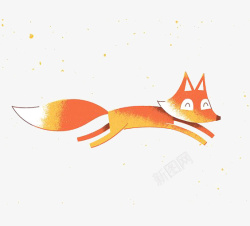 一只狐狸素材