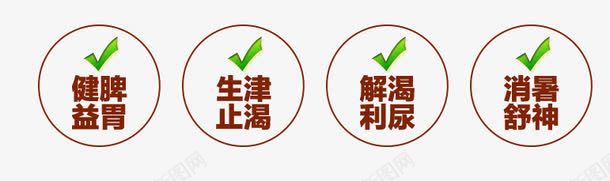 功效标签png免抠素材_新图网 https://ixintu.com 健脾 功效 标签 止咳