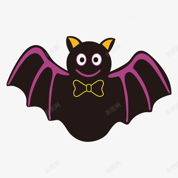 万圣节卡通蝙蝠png免抠素材_新图网 https://ixintu.com 万圣节 卡通 蝙蝠 装饰 黑色