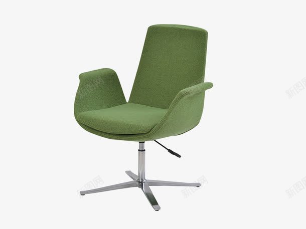 休闲舒适椅png免抠素材_新图网 https://ixintu.com 产品实拍图片 休闲舒适椅 家具 绿色