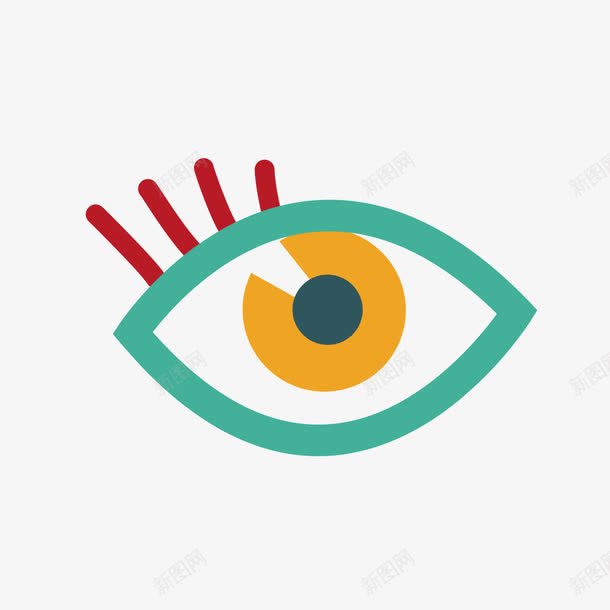 创意眼睛png免抠素材_新图网 https://ixintu.com 创意 眼睛 睫毛 素材