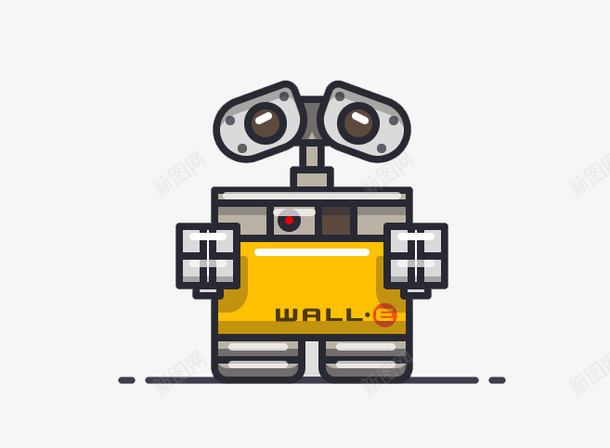 黄色版的卡通机器人png免抠素材_新图网 https://ixintu.com 动漫动画 卡通手绘 机器人 科技 装饰图 黄机器人 黄色