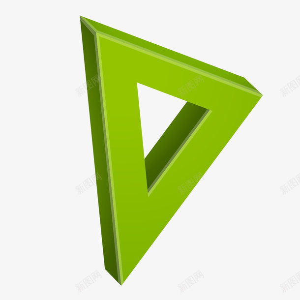 绿色三角形png免抠素材_新图网 https://ixintu.com 三角形 绿色三角形 绿色素材