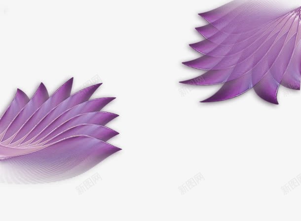 紫色重叠花瓣png免抠素材_新图网 https://ixintu.com 创意 紫色 花瓣 装饰 重叠
