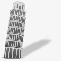 比萨斜塔图标png_新图网 https://ixintu.com pisa tower 倾斜 塔 比萨