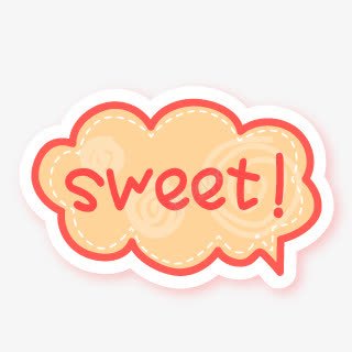 sweet红色卡通云png免抠素材_新图网 https://ixintu.com sweet 红色卡通云