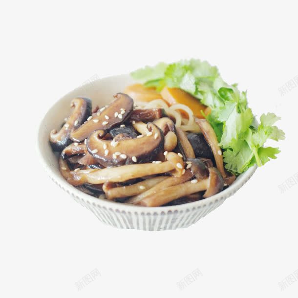 菌菇美食矢量图eps免抠素材_新图网 https://ixintu.com 美食 菌菇 香菇 香菜 矢量图