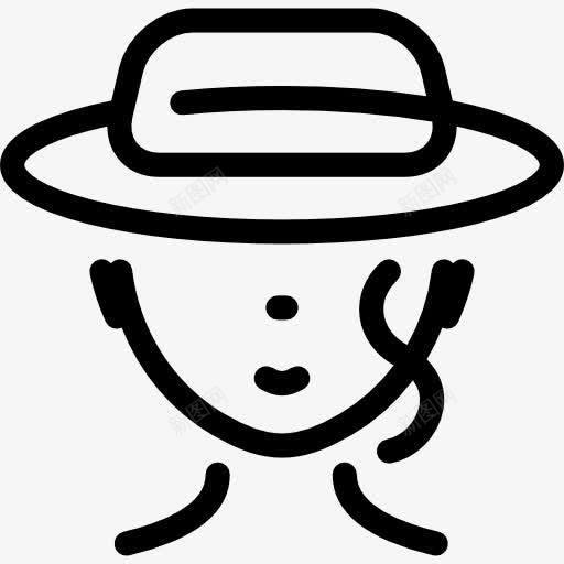 戴帽子的女人图标png_新图网 https://ixintu.com femenine 人 女人 女孩 帽子 服装 附件