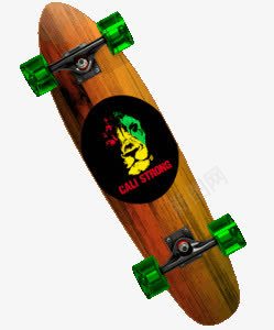 木块滑板png免抠素材_新图网 https://ixintu.com Skateboard 产品实物 代步 四轮滑板 绿色滑板