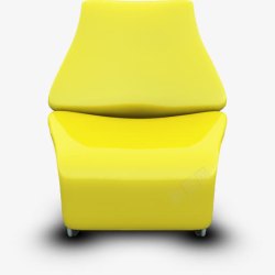 黄色的座位椅子ModernC素材