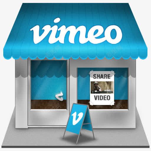 Vimeo店社会商店图标png_新图网 https://ixintu.com Vimeo shop vimeo 店