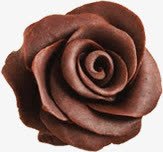 咖色玫瑰花元素素材