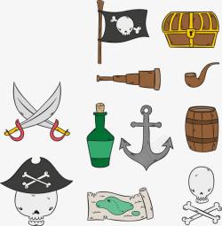 海盗旗素材
