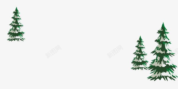圣诞节雪松装饰png免抠素材_新图网 https://ixintu.com 圣诞 绿色 装饰 雪松