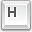 大写字母H按键icon图标图标