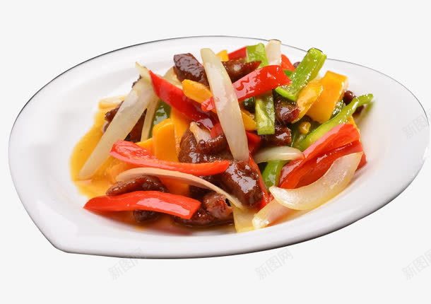 香芒炒牛柳png免抠素材_新图网 https://ixintu.com 产品实物 牛柳 美食 菜肴