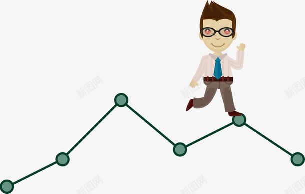 线条上走路的男孩png免抠素材_新图网 https://ixintu.com 人物插画 卡通人物 男孩 矢量人物 线条 走路