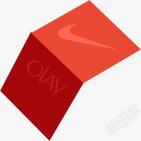 耐克标志红色标签png免抠素材_新图网 https://ixintu.com 标志 标签 红色 耐克