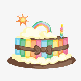 生日蛋糕矢量图ai免抠素材_新图网 https://ixintu.com 生日 蛋糕 矢量图