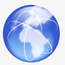 蓝色科技球图标png_新图网 https://ixintu.com 图标 科技 蓝色 设计