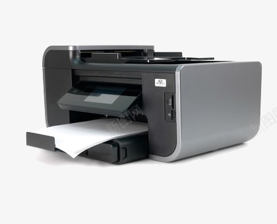 黑色打印机png免抠素材_新图网 https://ixintu.com 办公 复印 电器