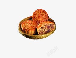 一筐月饼素材