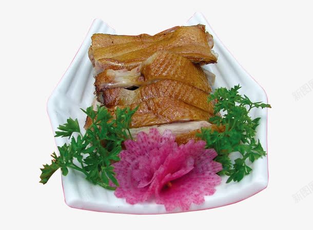 鸭肉png免抠素材_新图网 https://ixintu.com 传统美食 烤鸭 美味 肉