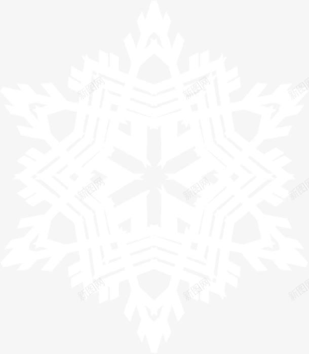 白色扁平风格合成飘扬的雪花png免抠素材_新图网 https://ixintu.com 合成 扁平 白色 雪花 风格 飘扬